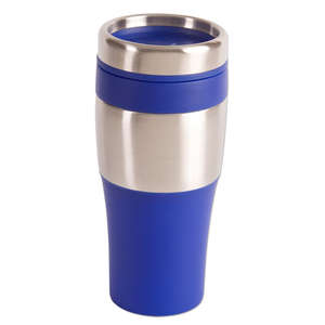 16 oz. Silver Streak Tumbler Silver/Blue, Reflex
