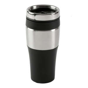 16 oz. Silver Streak Tumbler Silver/Black