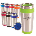 Personalized Drinkware - 16 oz. Blue Monday Travel Tumbler