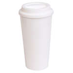 Logo Coffee Mugs - 16 oz. Double Wall Java Plastic Tumbler