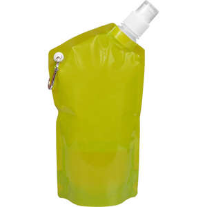 20 oz. Smushy Flexible Water Bottle Green, Lime Translucent