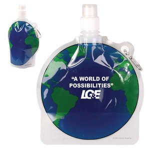 HydroPouch 24 oz. Global Collapsible Water Bottle 