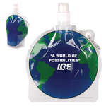 Promotional Drinkware - HydroPouch 24 oz. Global Collapsible Water Bottle