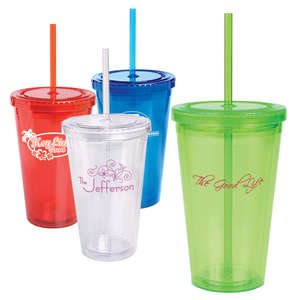 16 oz. Double Wall Cool Acrylic Tumbler 