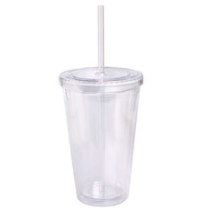 16 oz. Double Wall Cool Acrylic Tumbler Clear