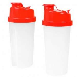 Custom Promotional 20 oz. Plastic Fitness Shaker with Measurements