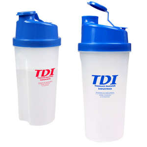 20 oz. Plastic Fitness Shaker with Measurements