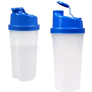 20 oz. Plastic Fitness Shaker with Measurements