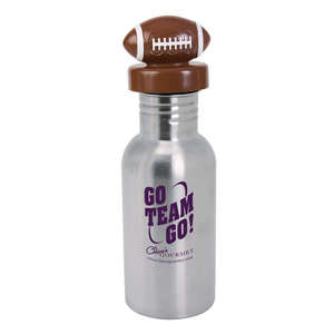 17 oz. Stainless Bottle with Football Lid 