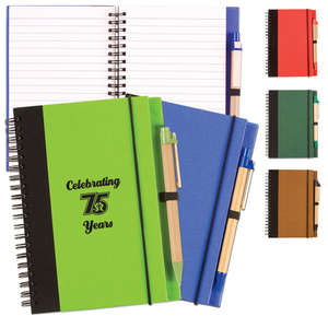 Custom Promotional Contrast Paperboard Eco Journal