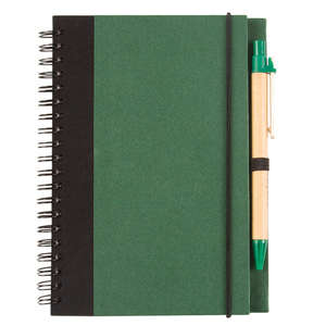 Contrast Paperboard Eco Journal Green, Hunter