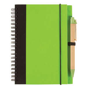 Contrast Paperboard Eco Journal Green, Lime