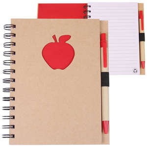 EcoShapes Recycled Die Cut Notebook - Apple