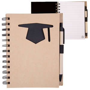 EcoShapes Recycled Die Cut Notebook - Graduation Cap 