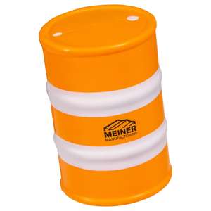Custom Promotional Safety Barrel Stress Ball