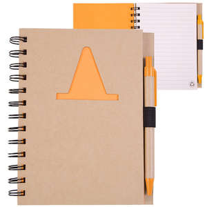 EcoShapes Recycled Die Cut Notebook - Construction Cone