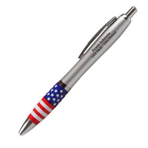 Custom Promotional Emissary Click Pen - USA Theme