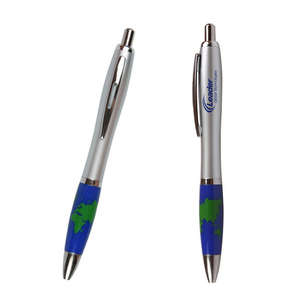 Custom Promotional Emissary Click Pen - Global Theme
