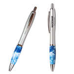 Imprinted Writing Instruments - Emissary Click Pen - Cloud/Technology Theme