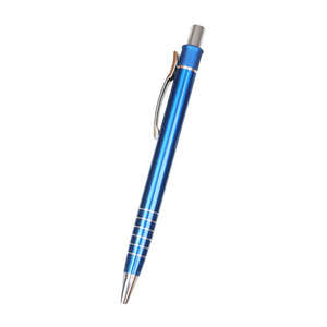 Metal Multi Ring Pen Blue