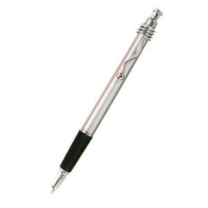 Souvenir Click Pen Silver, Metallic