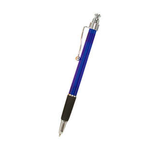 Souvenir Click Pen Blue, Translucent