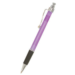 Souvenir Click Pen Purple, Translucent