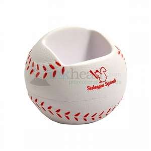 Baseball Cell Phone Holder Stress Ball