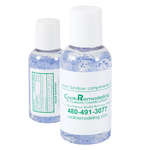 Promotional Personal Care Items - Gel Hand Sanitizer with Blue Beads in Round Bottle - 2 oz.