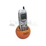 Personalized Sport & Outdoor Stress Balls - Basketball Cell Phone Holder Stress Ball