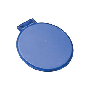 Compact Round Mirror Blue, Translucent