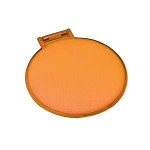Compact Round Mirror Orange, Translucent