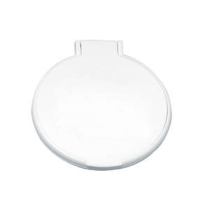 Compact Round Mirror White