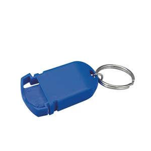 Mini Pill Holder Key Chain Blue