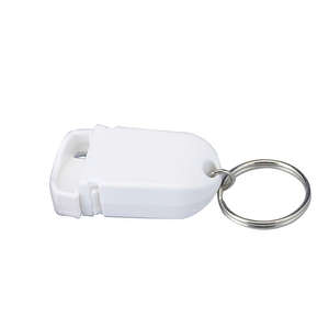 Mini Pill Holder Key Chain White