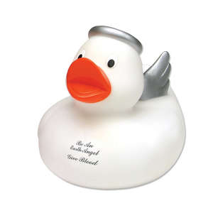 Custom Promotional Angel Rubber Duck