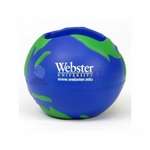 Imprinted Round & Shaped Stress Balls - Earth Cell Phone Holder Stress Ball