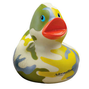 Custom Promotional Camouflage Rubber Duck