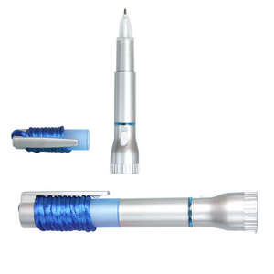 Pen Light with Breakaway Lanyard Blue