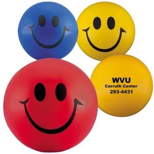 Custom Promotional Smiley Face Stress Reliever