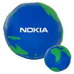 Custom Stress Balls - Globe Stress Reliever