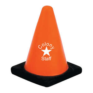 Custom Promotional Construction Cone Stress Reliever