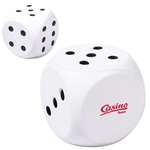 Promotional Sport & Outdoor Stress Balls - Dice Stress Reliever