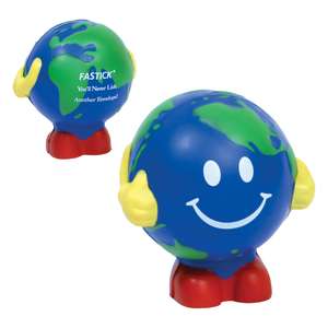 Custom Promotional Earthball Man Stress Ball