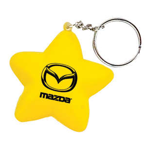 Custom Promotional Star Stress Reliever Key Chain