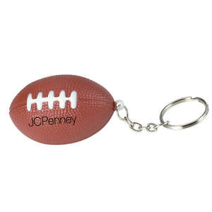 Custom Promotional Football Stress Reliever Key Chain