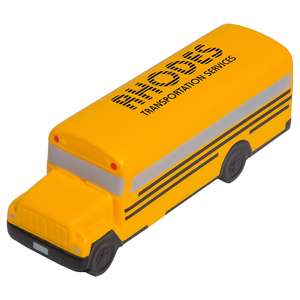 Custom Promotional Conventional School Bus Stress Ball