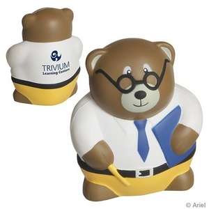 Custom Promotional Teacher Bear Stress Ball