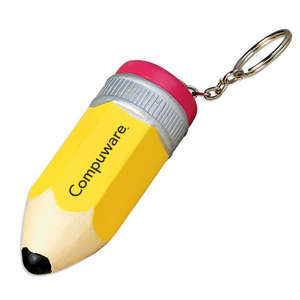 Custom Promotional Pencil Stress Ball Key Chain
