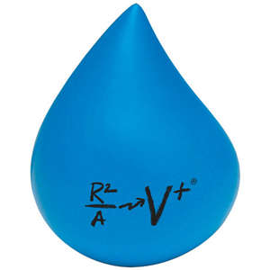 Custom Promotional Blue Water Drop Stress Reliever